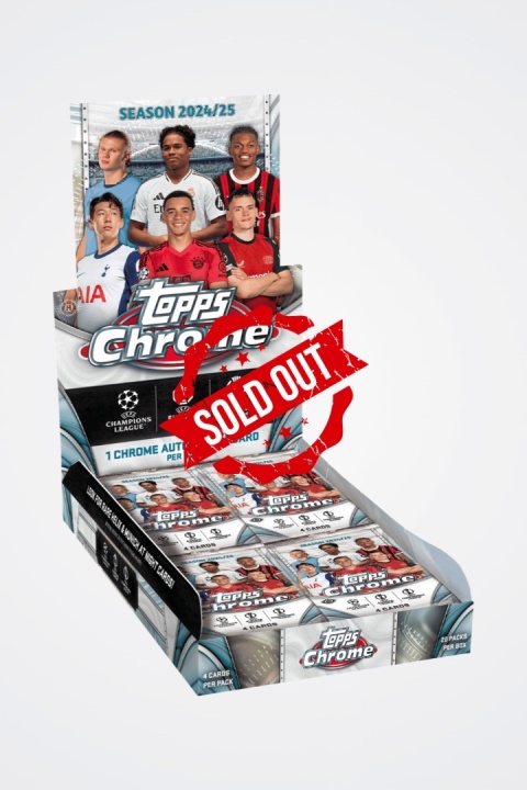 Hobby Box Topps CHROME 2025 UCC Karty Piłkarskie