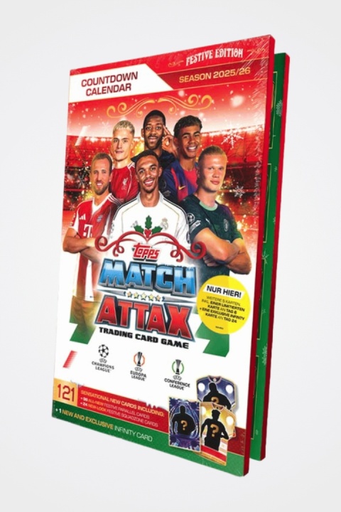 Kalendarz Adwentowy Match Attax 2026 Topps Karty Piłkarskie