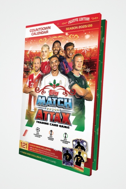 Kalendarz Adwentowy Match Attax 2026 Topps Karty Piłkarskie Kalendarz Adwentowy Match Attax 2026 Topps Karty Piłkarskie