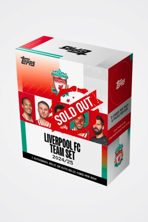Liverpool FC Team Set 2024/25 Topps Karty Piłkarskie