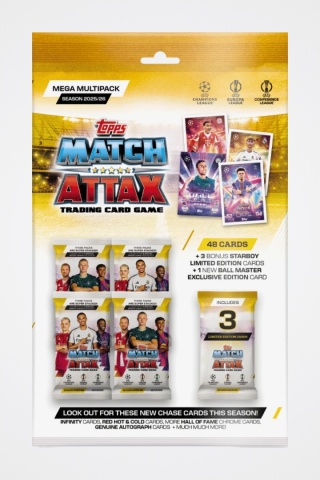 Mega Multipack Match Attax 2026 Karty Piłkarskie