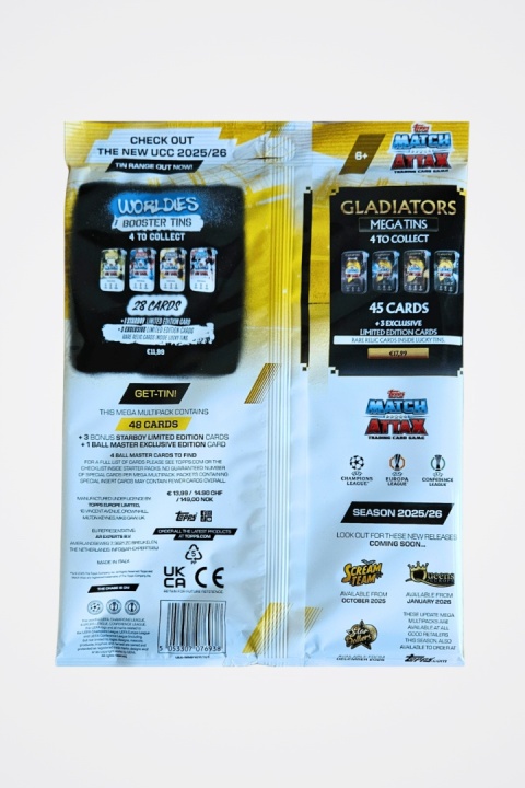 Mega Multipack Match Attax 2026 Karty Piłkarskie