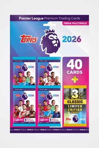 Mega Multipack Premier League 2026 Topps Karty Piłkarskie