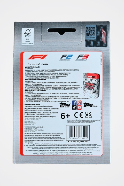 Mega Puszka Diamond Edition F1 Turbo Attax 2025 Topps