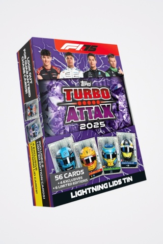 Mega Puszka Lightning Lids F1 Turbo Attax 2025 Topps