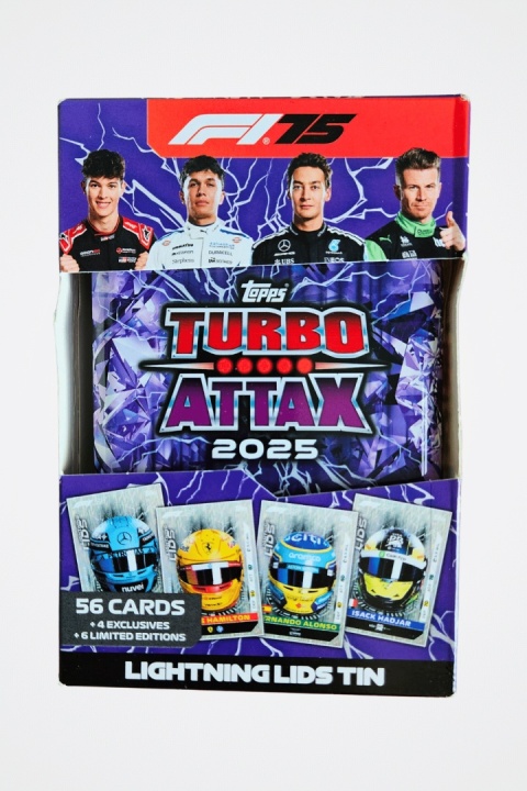Mega Puszka Lightning Lids F1 Turbo Attax 2025 Topps