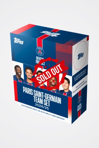 PSG Team Set 2024/25 Topps Karty Piłkarskie