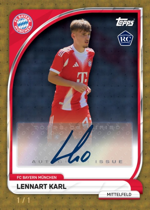 Puszka FC Bayern 2025/26 Topps Karty Piłkarskie
