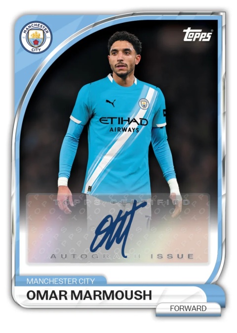 Puszka Manchester CITY 2025/26 Topps Karty Piłkarskie