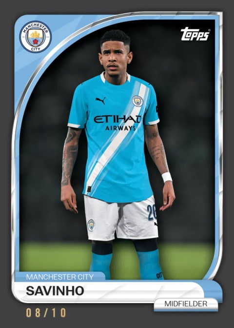 Puszka Manchester CITY 2025/26 Topps Karty Piłkarskie
