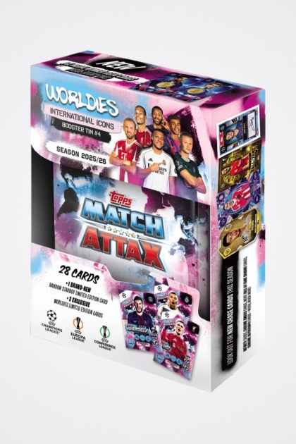 Puszka Mini #4 Match Attax 2026 International Icons