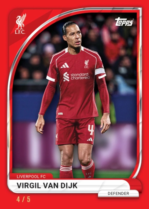 Puszka Liverpool 2025/26 Topps Karty Piłkarskie