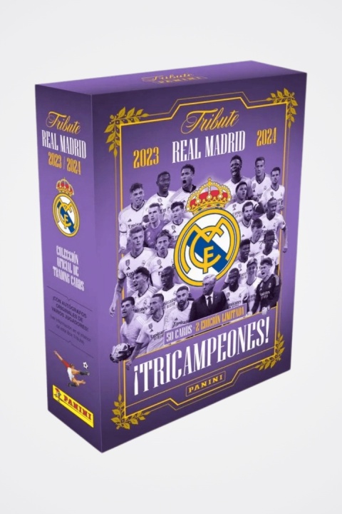Real Madrid Tributo BOX 2024 Panini Karty Piłkarskie Real Madrid Tributo BOX 2024 Panini Karty Piłkarskie