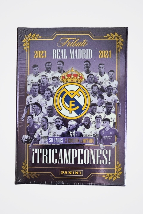 Real Madrid Tributo BOX 2024 Panini Karty Piłkarskie Real Madrid Tributo BOX 2024 Panini Karty Piłkarskie