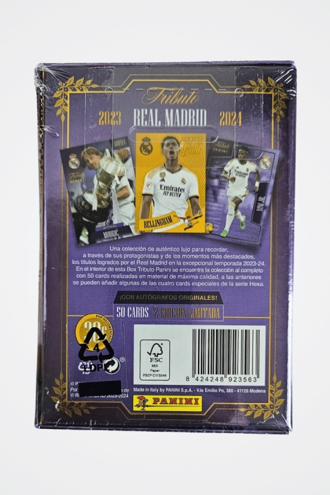 Real Madrid Tributo BOX 2024 Panini Karty Piłkarskie Real Madrid Tributo BOX 2024 Panini Karty Piłkarskie