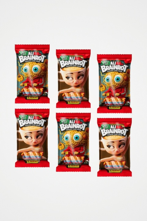 Saszetki 6 szt. Karty BRAINROT Panini