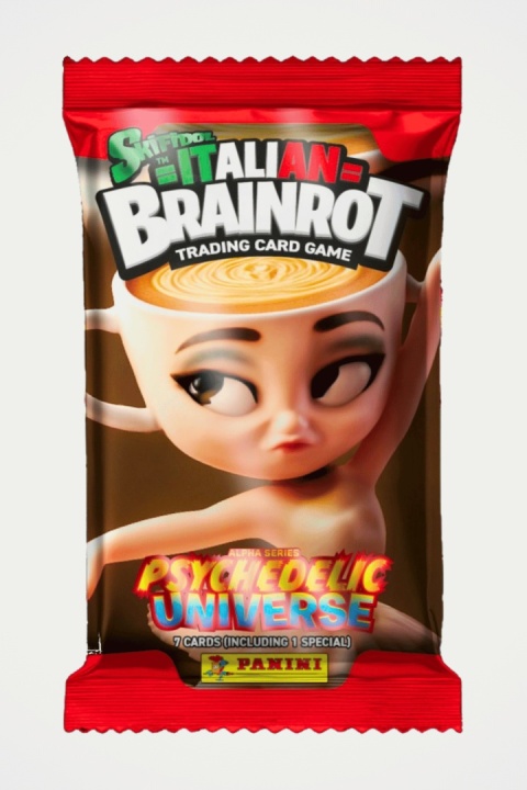 Saszetki 6 szt. Karty BRAINROT Panini