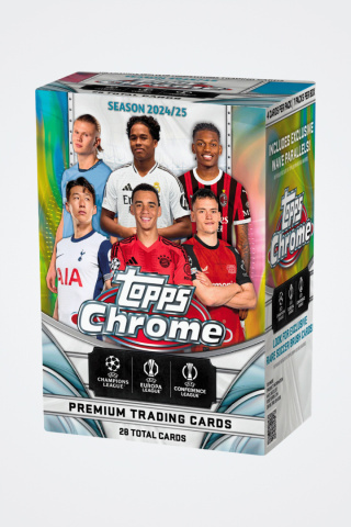 Value Box Topps CHROME 2025 UCC Karty Piłkarskie