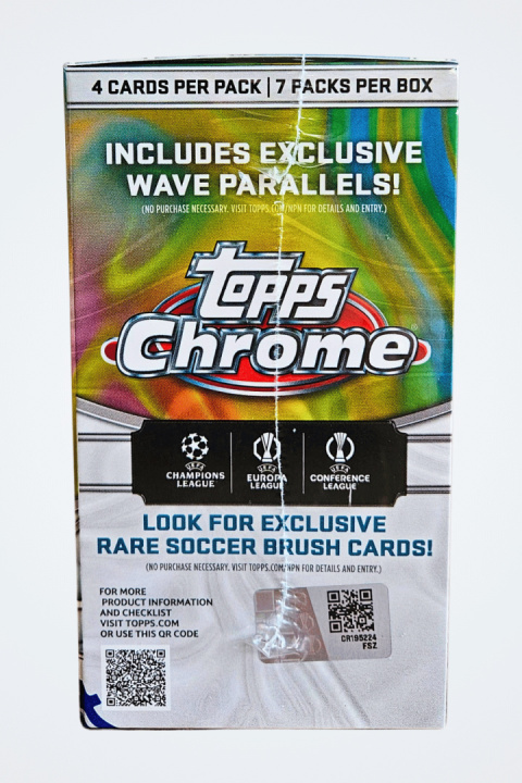 Value Box Topps CHROME 2025 UCC Karty Piłkarskie Value Box Topps CHROME 2025 UCC Karty Piłkarskie