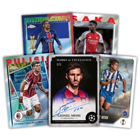 Value Box Topps CHROME 2025 UCC Karty Piłkarskie Value Box Topps CHROME 2025 UCC Karty Piłkarskie