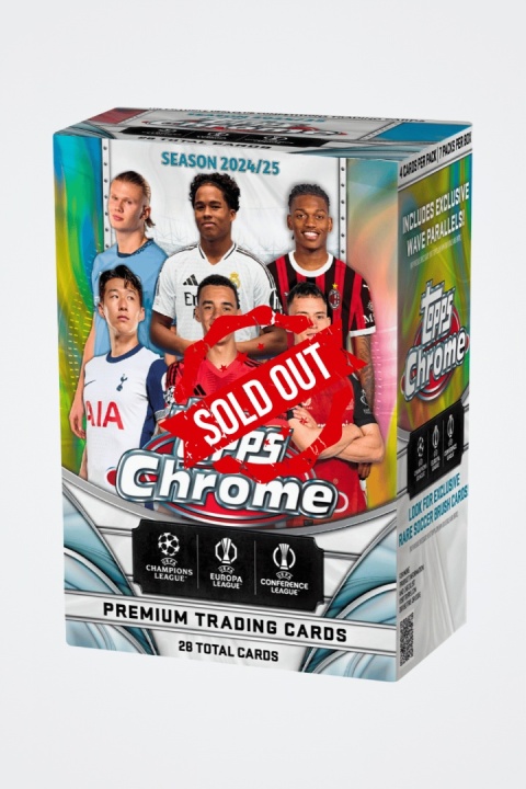 Value Box Topps CHROME 2025 UCC Karty Piłkarskie