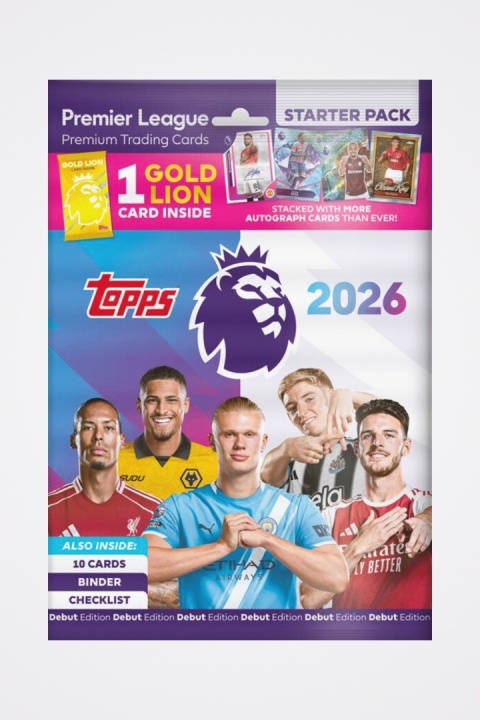 Zestaw Startowy Album Premier League 2026 Topps Karty Piłkarskie