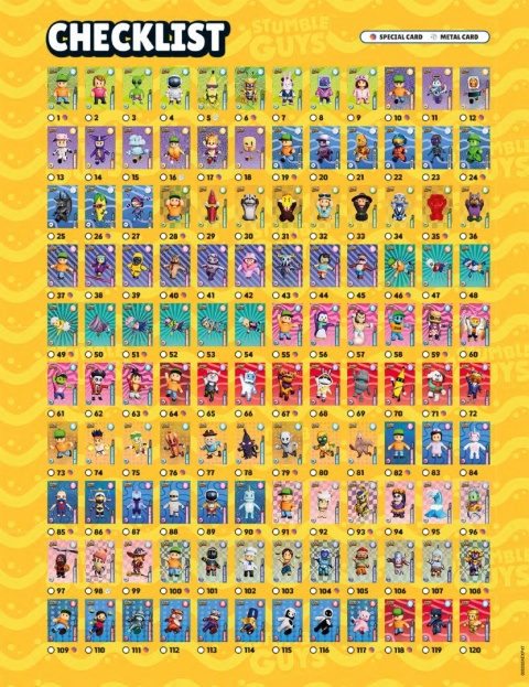 Album na Karty Stumble Guys Seria 2 Zestaw Startowy Panini