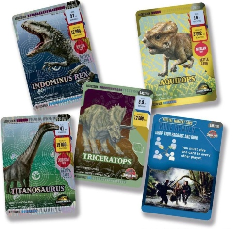 BOX Saszetki 24 szt. Karty Jurassic World ROAR Panini