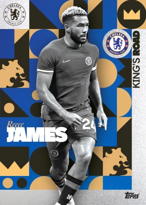 Chelsea Team Set 2023/24 Topps Karty Piłkarskie