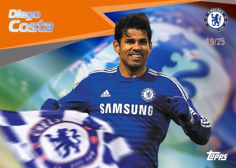 Chelsea Team Set 2025/26 Topps Karty Piłkarskie