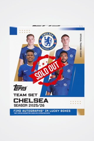 Chelsea Team Set 2025/26 Topps Karty Piłkarskie