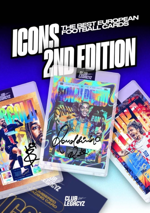 Club Legacyz Icons Football 2nd Edition Hobby BOX