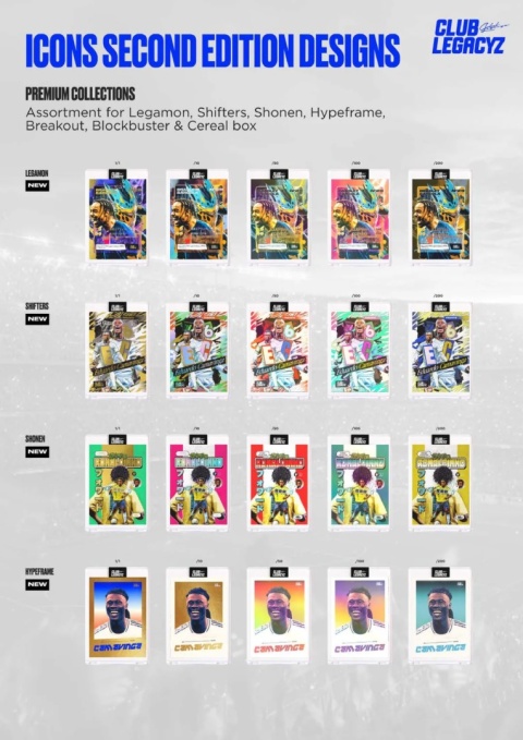 Club Legacyz Icons Football 2nd Edition Hobby BOX