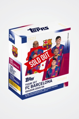 FC Barcelona Team Set 2025/26 Topps Karty Piłkarskie