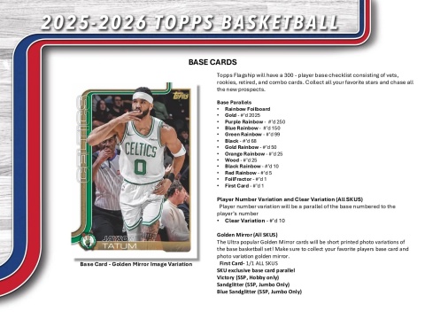 Hobby BOX Karty NBA 2025/26 Topps Flagship