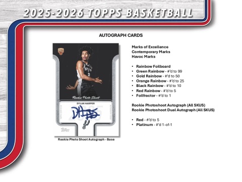 Hobby BOX Karty NBA 2025/26 Topps Flagship