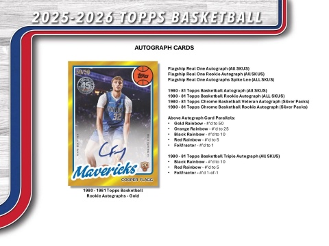 Hobby BOX Karty NBA 2025/26 Topps Flagship