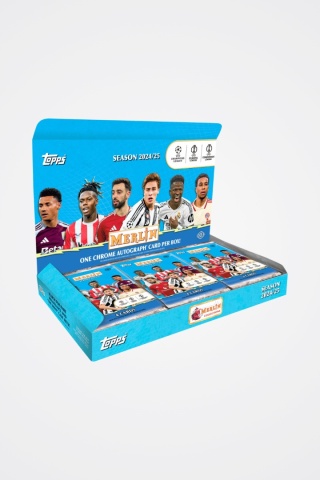 Hobby BOX Merlin 2024/25 Topps Karty Piłkarskie