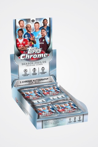 Hobby BOX Topps Chrome 2025/26 UCC Karty Piłkarskie