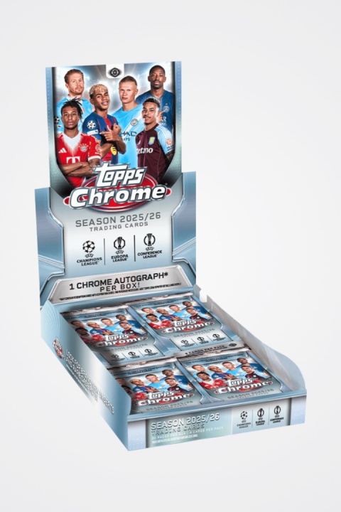 Hobby BOX Topps Chrome 2025/26 UCC Karty Piłkarskie