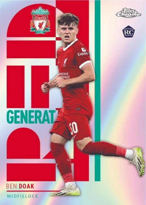 Liverpool Hobby BOX Topps Chrome 2023/24