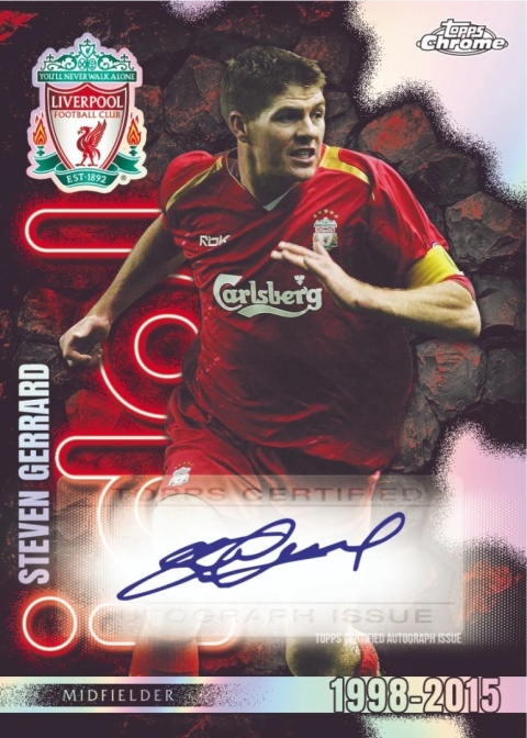 Liverpool Hobby BOX Topps Chrome 2023/24