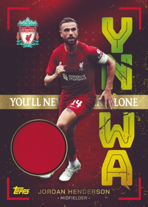 Liverpool Team Set 2022/23 Topps Karty Piłkarskie