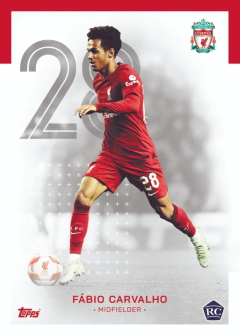 Liverpool Team Set 2022/23 Topps Karty Piłkarskie