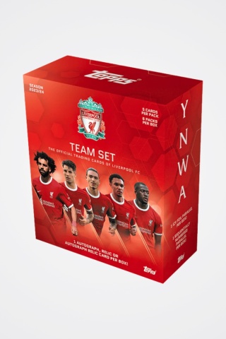 Liverpool Team Set 2023/24 Topps Karty Piłkarskie