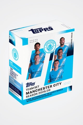 Manchester City Team Set 2025/26 Topps Karty Piłkarskie