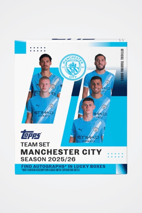 Manchester City Team Set 2025/26 Topps Karty Piłkarskie