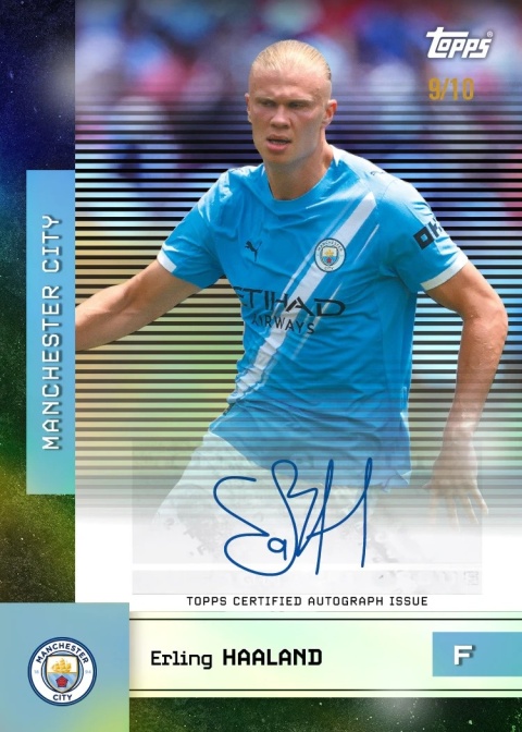 Manchester City Team Set 2025/26 Topps Karty Piłkarskie