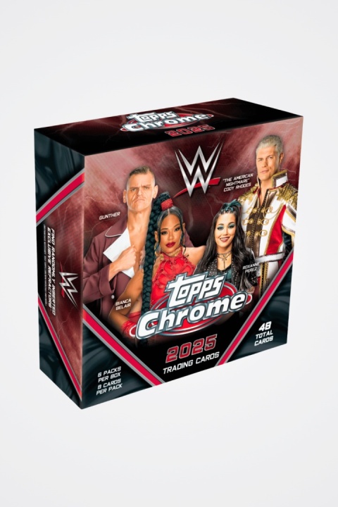 Mega BOX Karty WWE Topps Chrome 2025