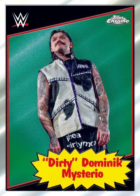 Mega BOX Karty WWE Topps Chrome 2025